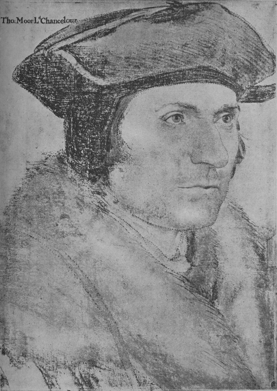 Sir Thomas More, 1526-1527 1945 de Hans Holbein der Jüngere