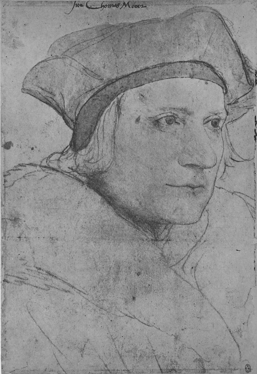 Sir Thomas More, 1526-1527 1945 de Hans Holbein der Jüngere