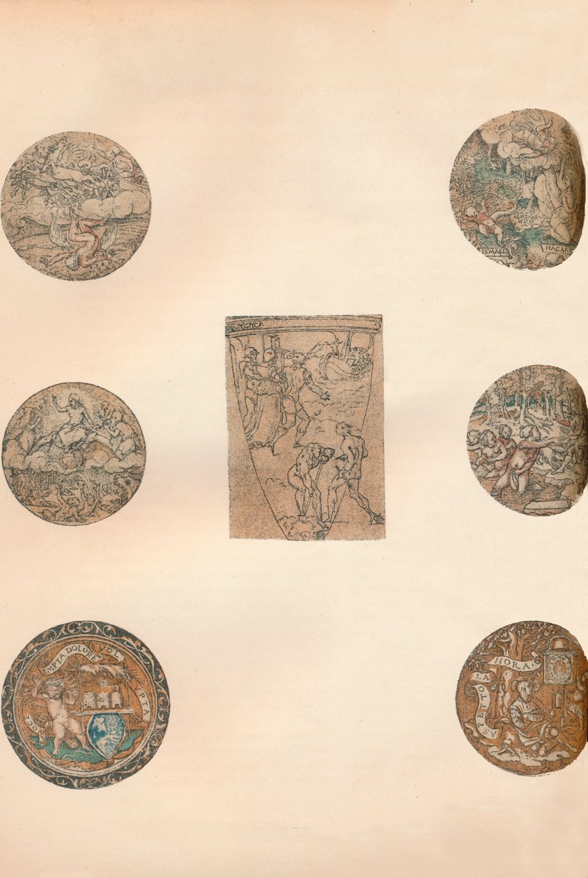 Estudos para o trabalho dos ourives, 1903 de Hans Holbein der Jüngere