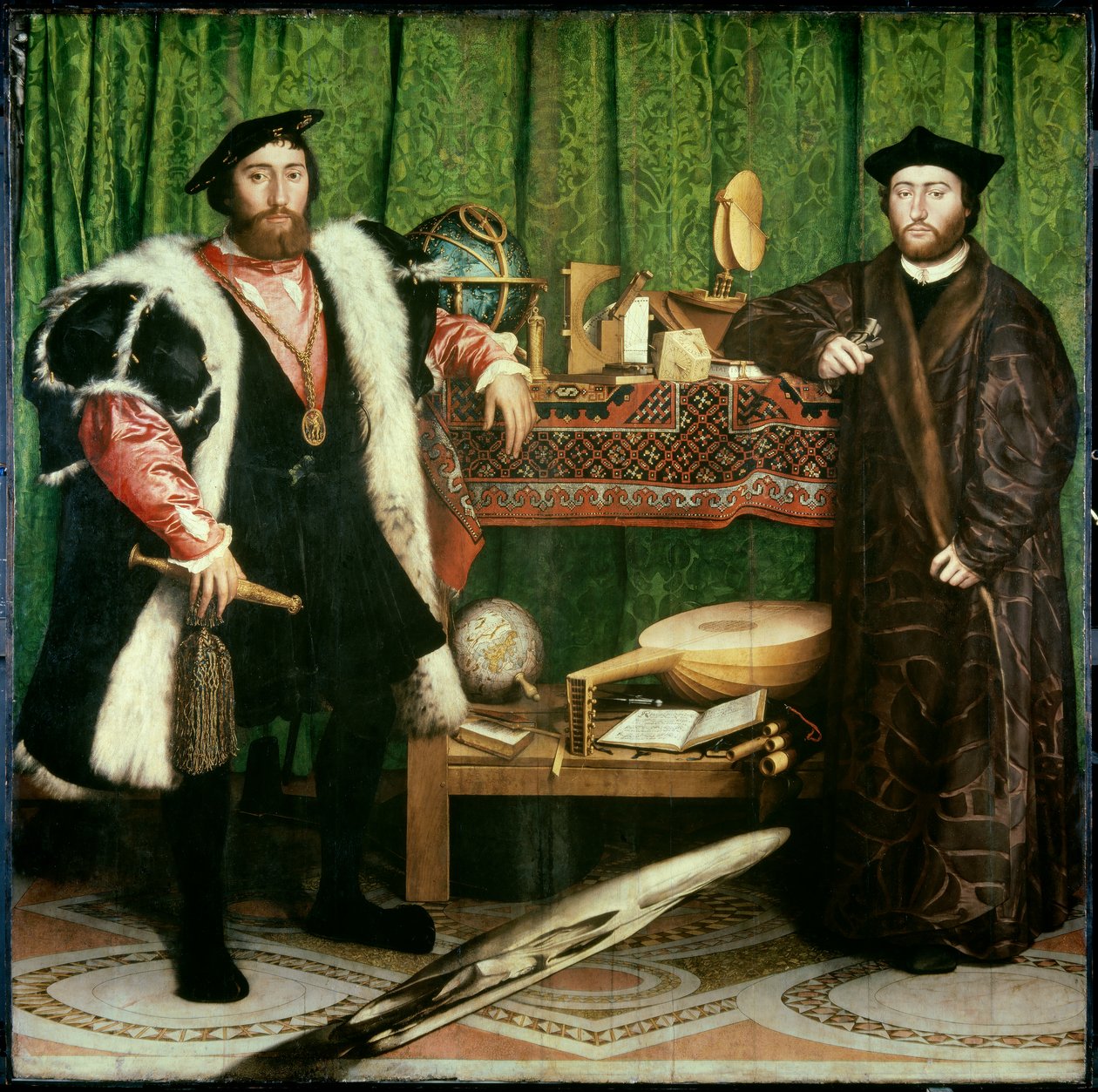 Os Embaixadores de Hans Holbein the Younger
