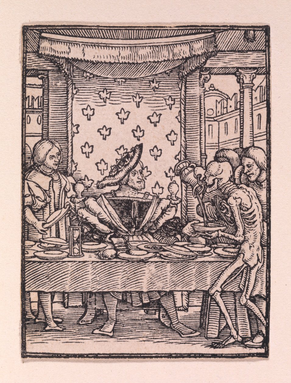 O rei, de "A Dança da Morte" de Hans Holbein the Younger