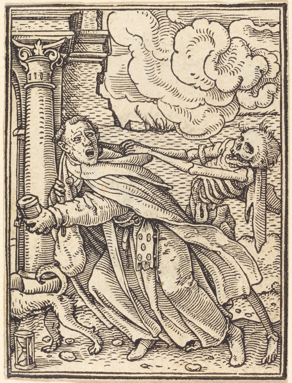 O frade mendicante de Hans Holbein the Younger