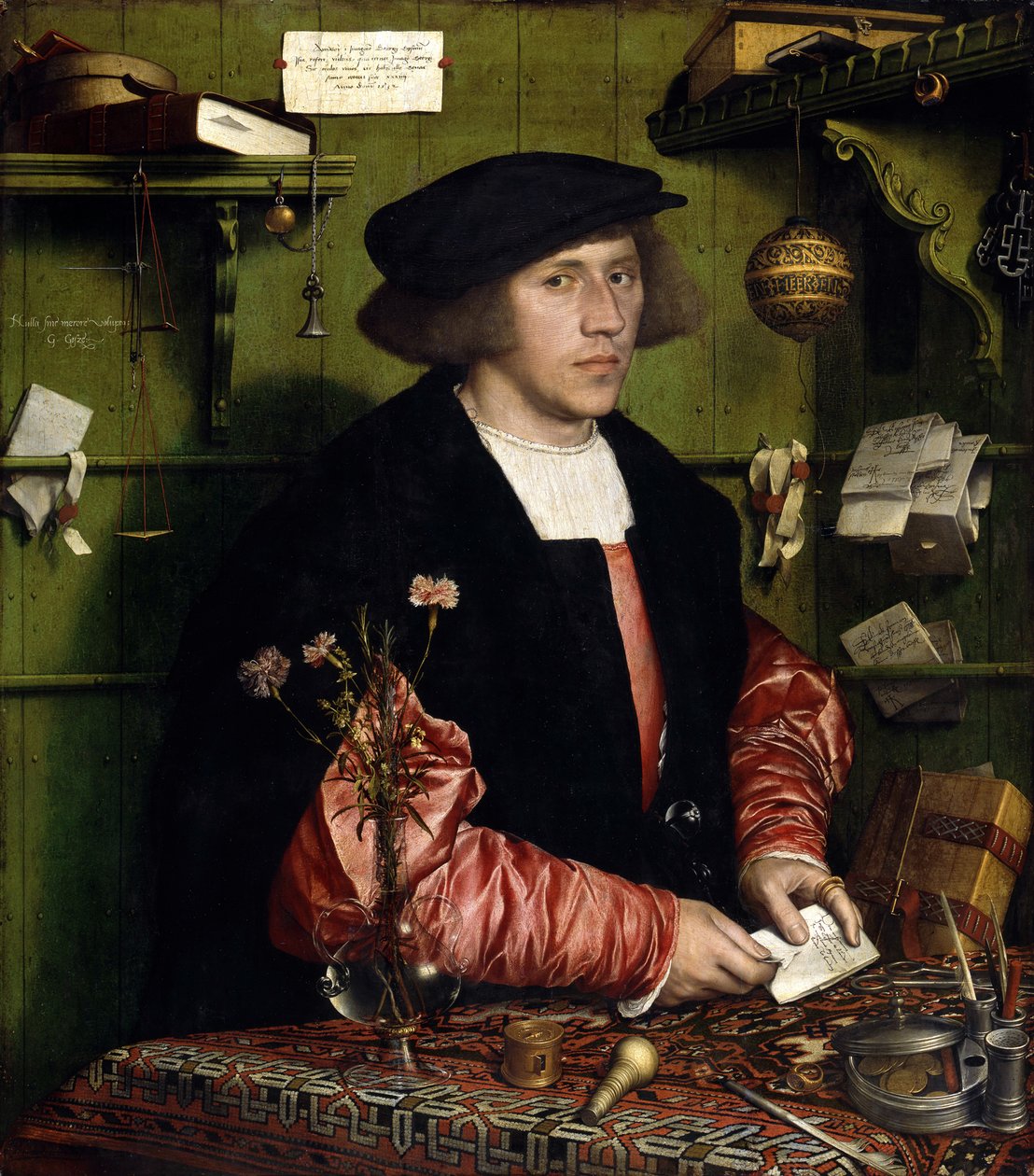 O comerciante George Gisze (1497-1562) de Hans Holbein the Younger