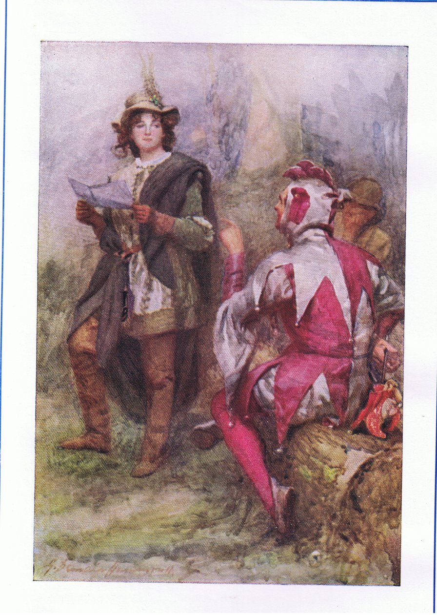 A árvore produz frutos ruins (como você gosta), de The Complete Works of Shakespeare publicado por George Harrap & Co Ltd, da década de 1920 de Hans Holbein der Jüngere