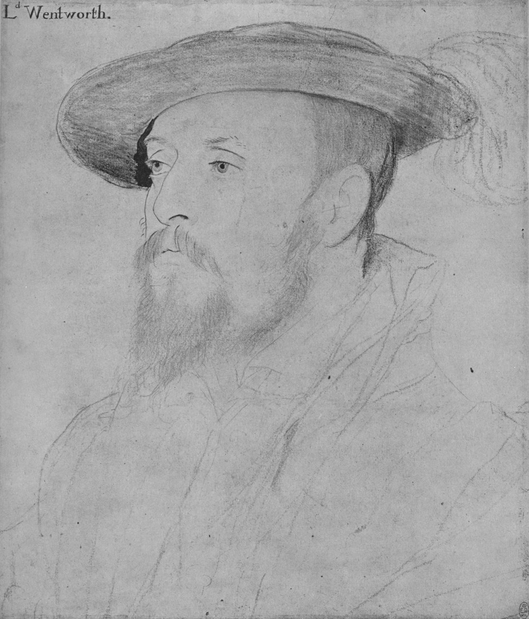 Thomas, Barão Wentworth, c1532-1543 1945 de Hans Holbein der Jüngere