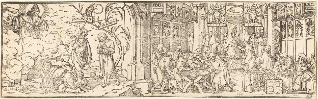 Tráfego de indulgências de Hans Holbein der Jüngere