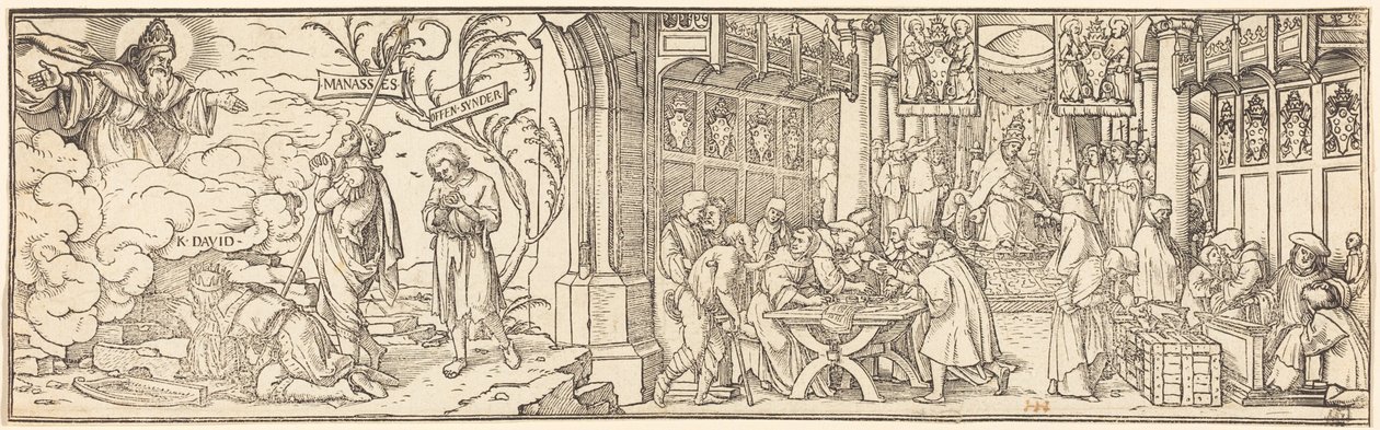 Comércio de indulgências de Hans Holbein the Younger