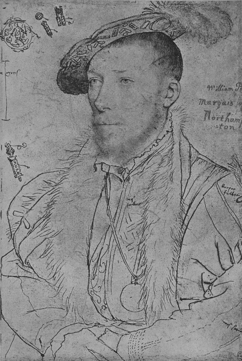 William Parr, marquês de Northampton, c1538-1542 1945 de Hans Holbein der Jüngere