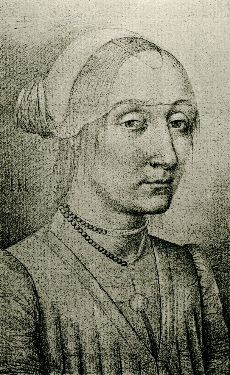 Retrato de mulher de Hans Holbein der Jüngere