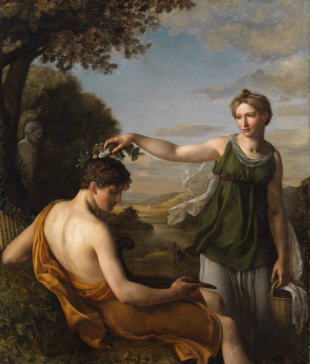 Chloe, de Oeri, Hans Jakob (1782-1868). Óleo sobre tela de Hans Jakob Oeri