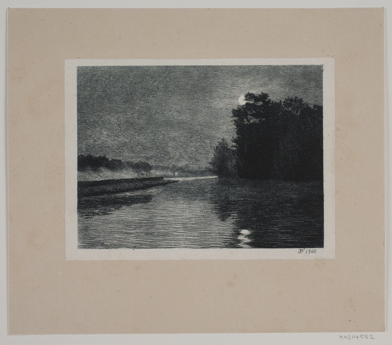 Paisagem. Luar de Hans Julius Fæster