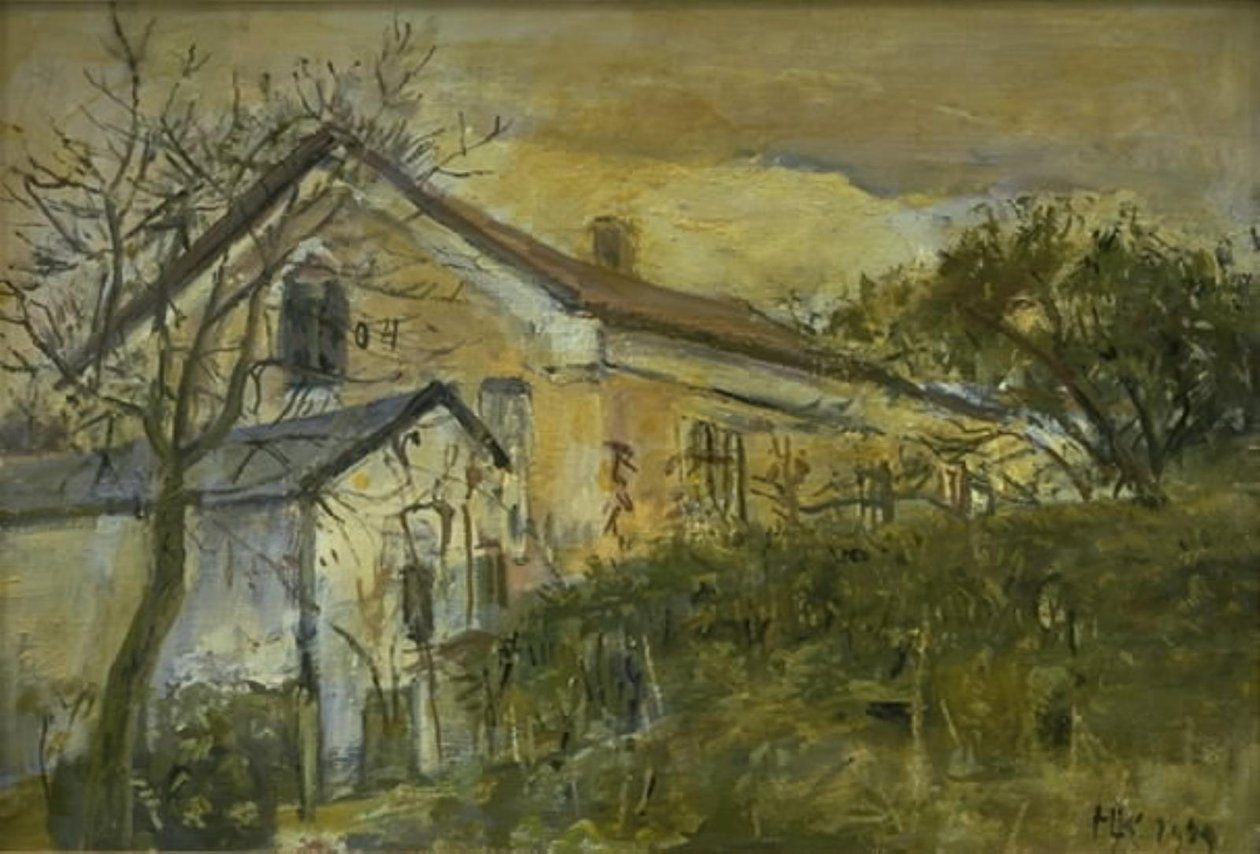 Forsamlingshuset em Slagslunde de Hans Knudsen