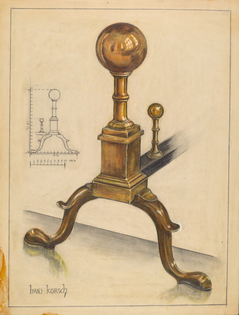 Andiron de Hans Korsch