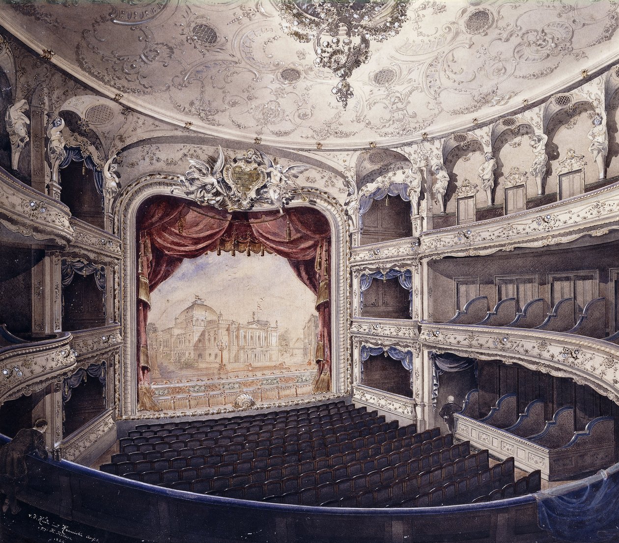 Teatro Lessing, Berlim, 1888 de Hans Krause