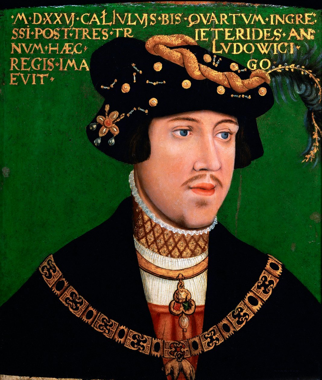 Rei Luís II da Hungria, ca 1522 de Hans Krell