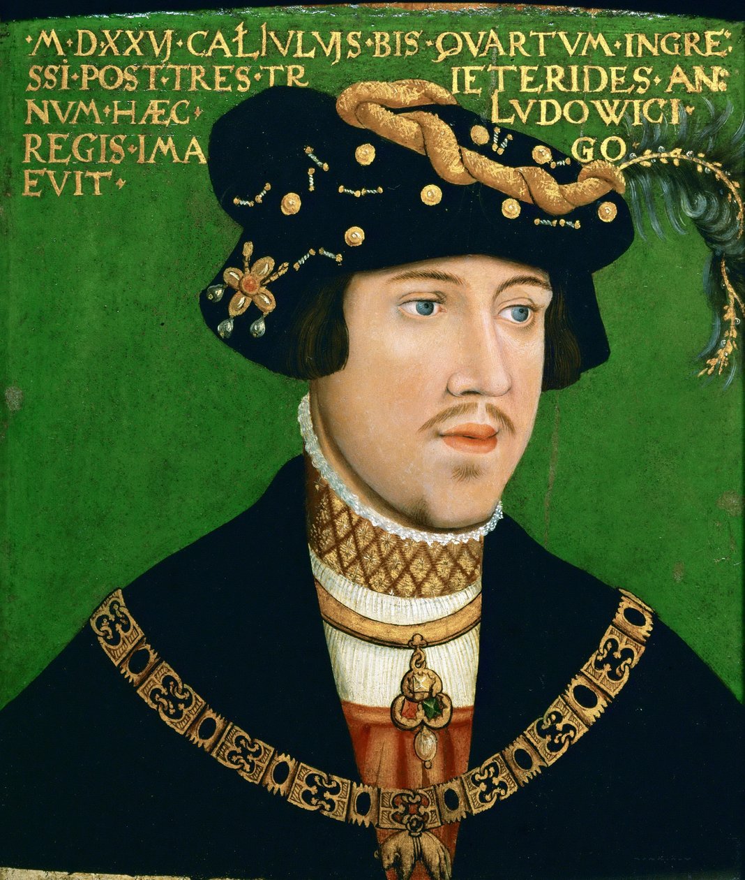 Retrato de Luís II, rei da Hungria (1506-1526) de Hans Krell