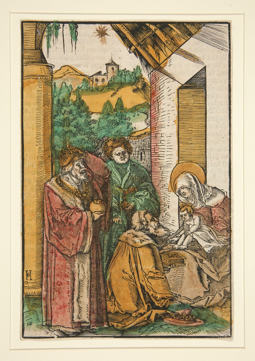 Adoração dos Magos de Hans Leonard Schaufelein