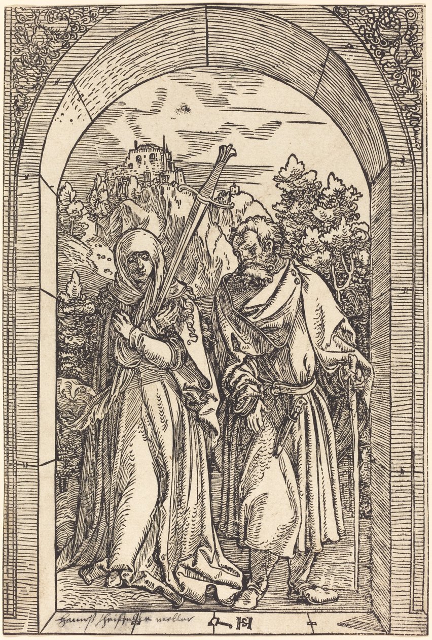 Mater Dolorosa e São José de Hans Leonard Schaufelein