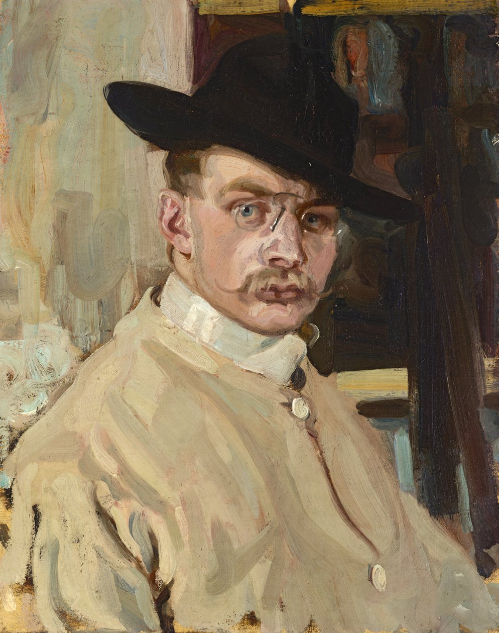 Auto-retrato de Hans Lesker