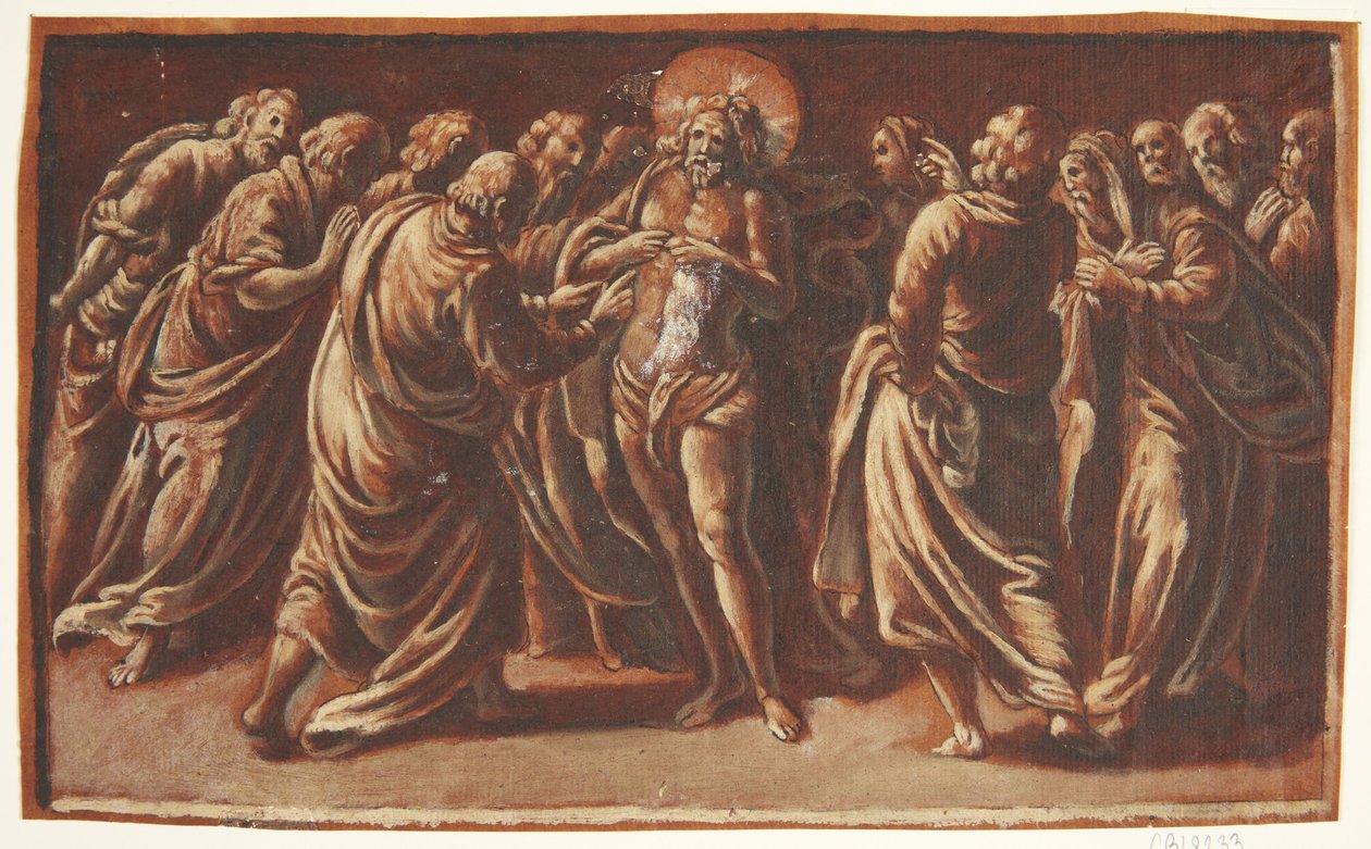 Jesus aparece aos apóstolos de Hans Leu d.Æ.