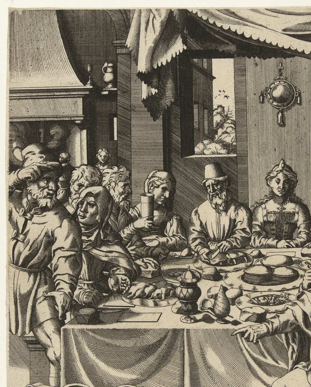 Casamento em Caná de Hans Liefrinck (I) (attributed to)