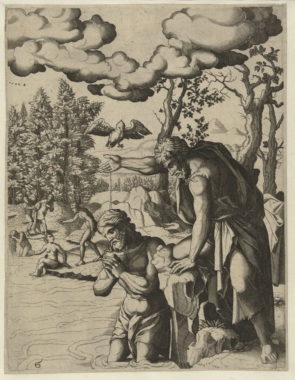 Baptismo de Cristo
A vida de João Baptista (título da série) de Hans Liefrinck (I) (attributed to)