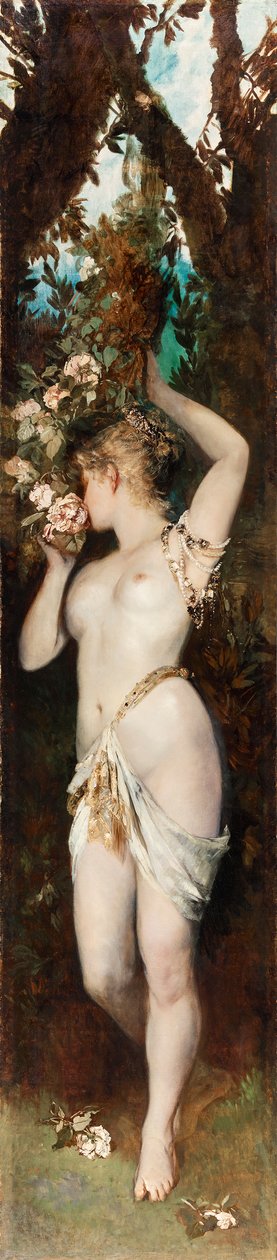 Os cinco sentidos: olfacto de Hans Makart