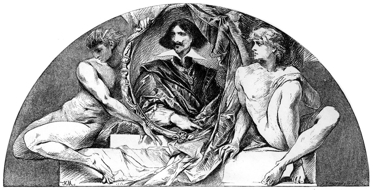 Diego Velazquez, artista espanhol, c1880-1882 de Hans Makart