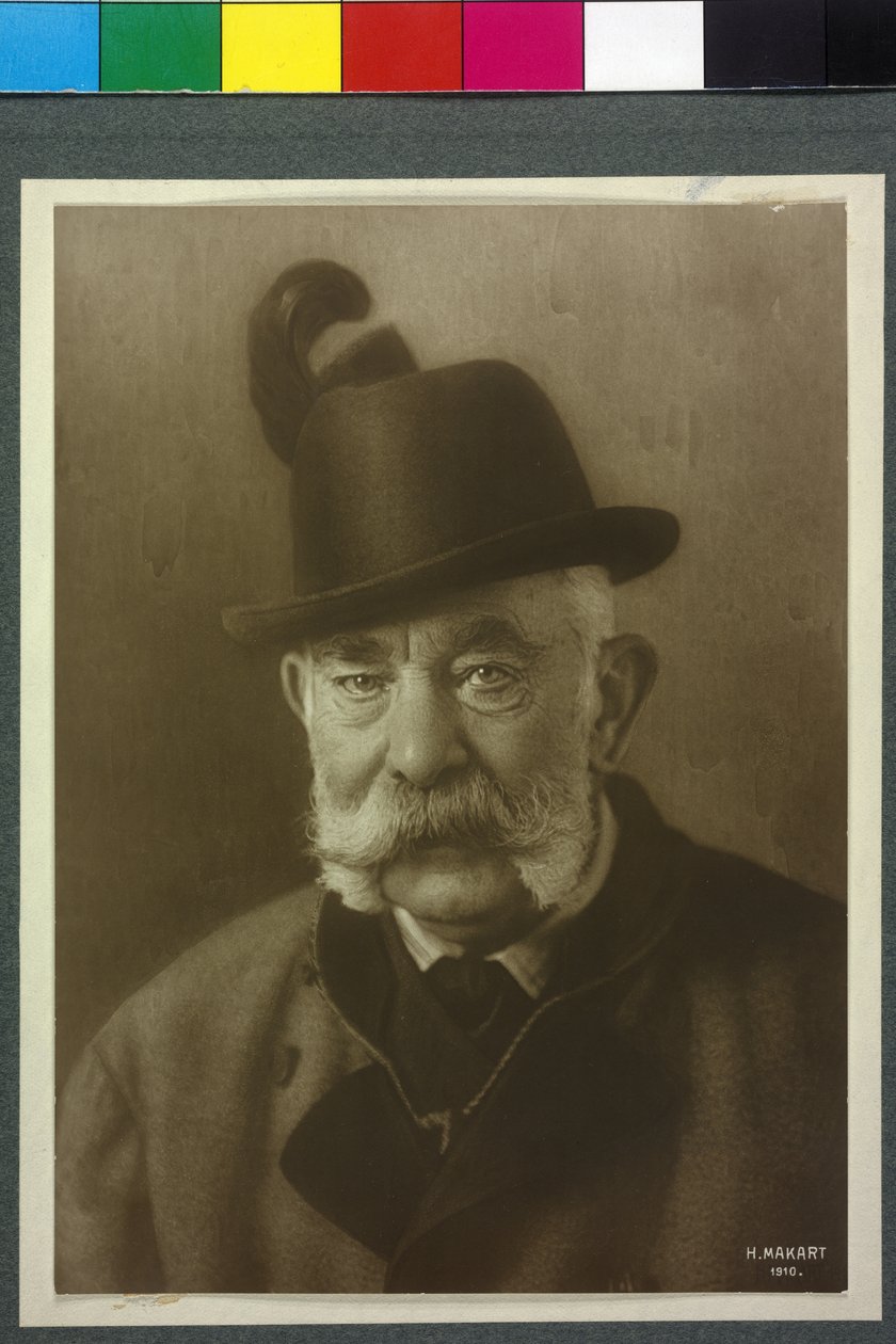 Imperador da Áustria Franz Joseph I de Hans Makart