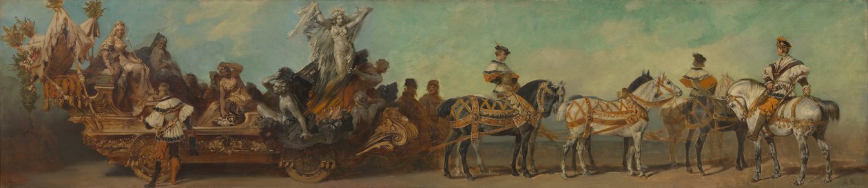 Esboço para o desfile de 1879 — A Mineração de Hans Makart