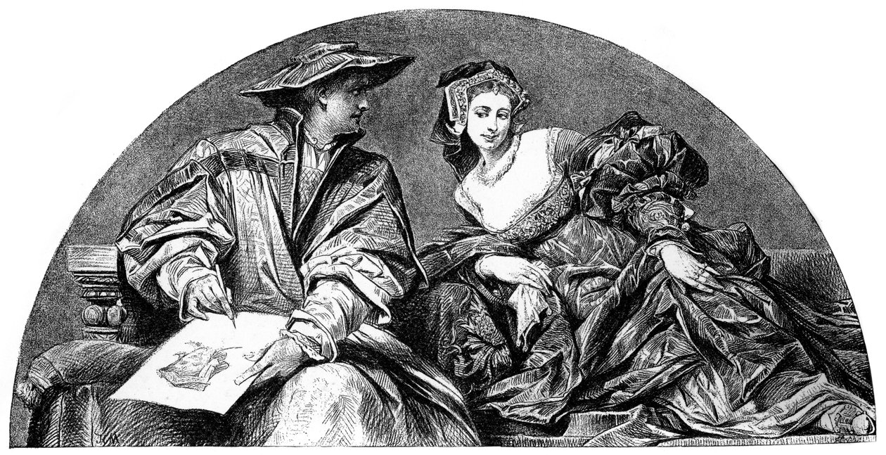 Hans Holbein, artista alemão, c1880-1882 de Hans Makart
