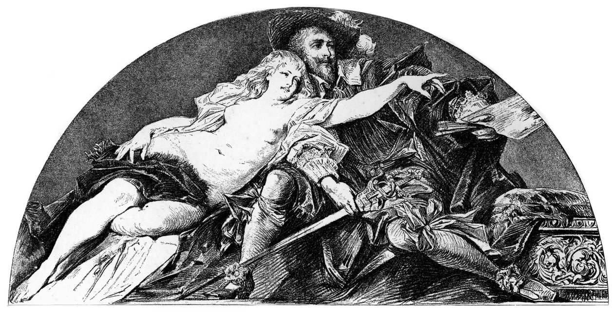 Peter Paul Rubens, artista barroco flamengo, c1880-1882 de Hans Makart