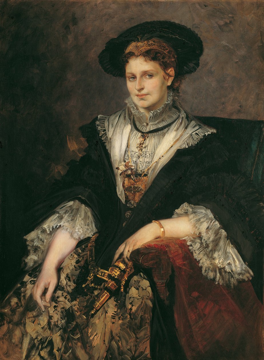 Retrato de Bertha von Piloty de Hans Makart