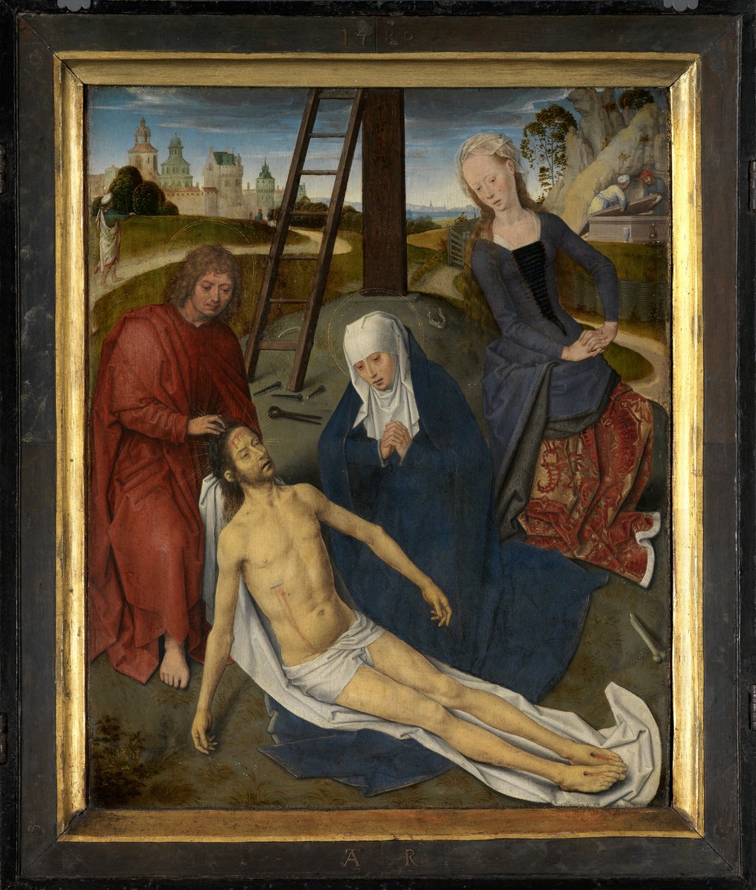 Painel central do Tríptico de Adriaan Reins de Hans Memling