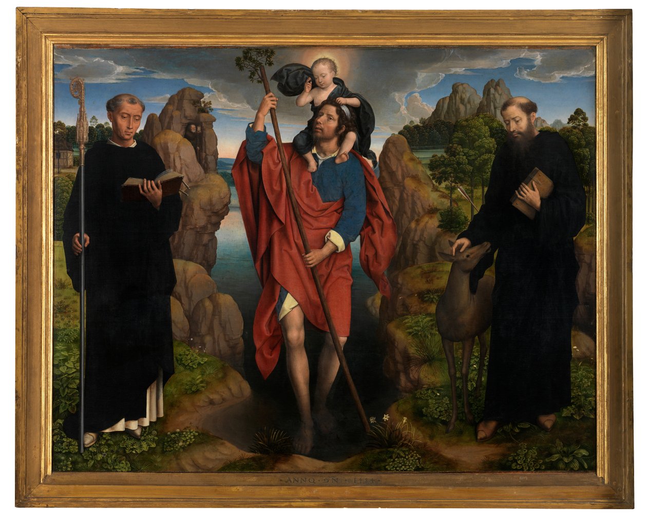 Painel central do Tríptico de Willem Moreel de Hans Memling