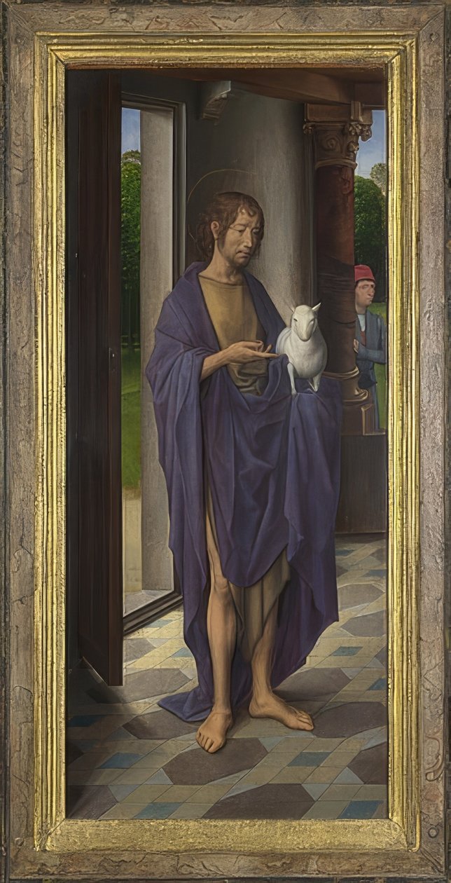 São João Batista. Por volta de 1478 de Hans Memling