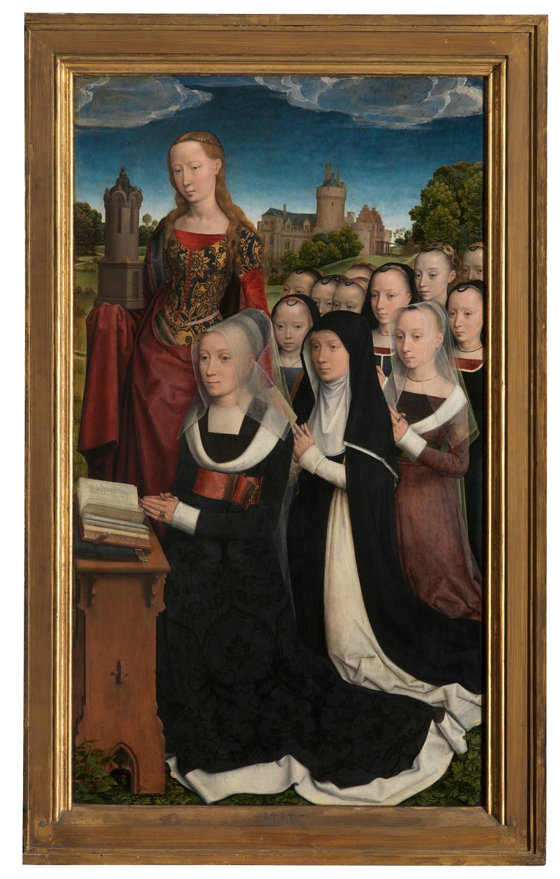 Detalhe do Tríptico de Willem Moreel de Hans Memling