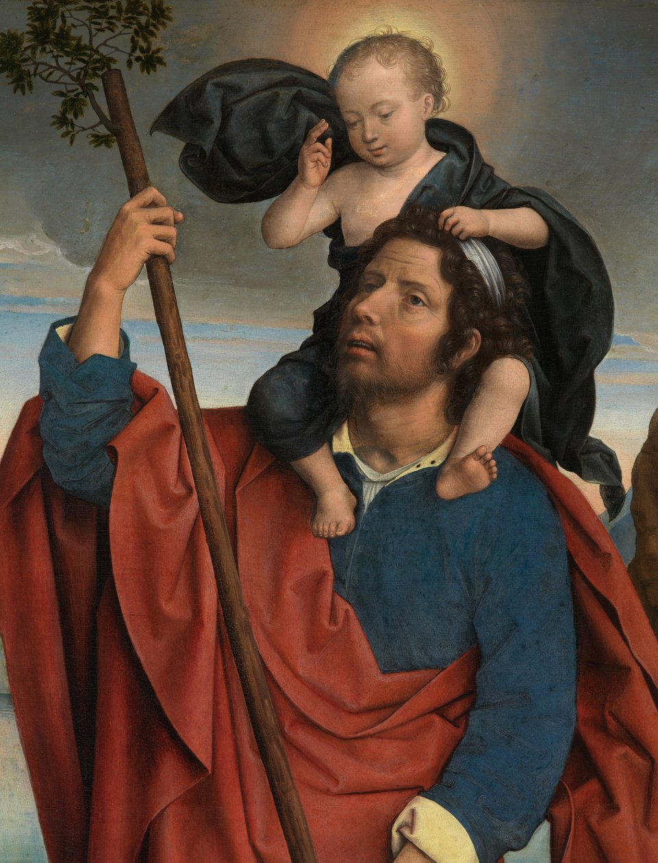 Detalhe do Tríptico de Willem Moreel de Hans Memling