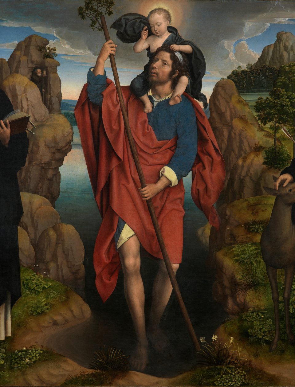 Detalhe do Tríptico de Willem Moreel de Hans Memling