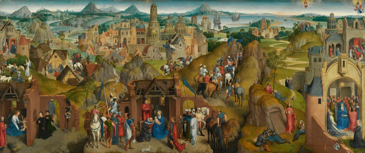 As Sete Alegrias de Maria de Hans Memling