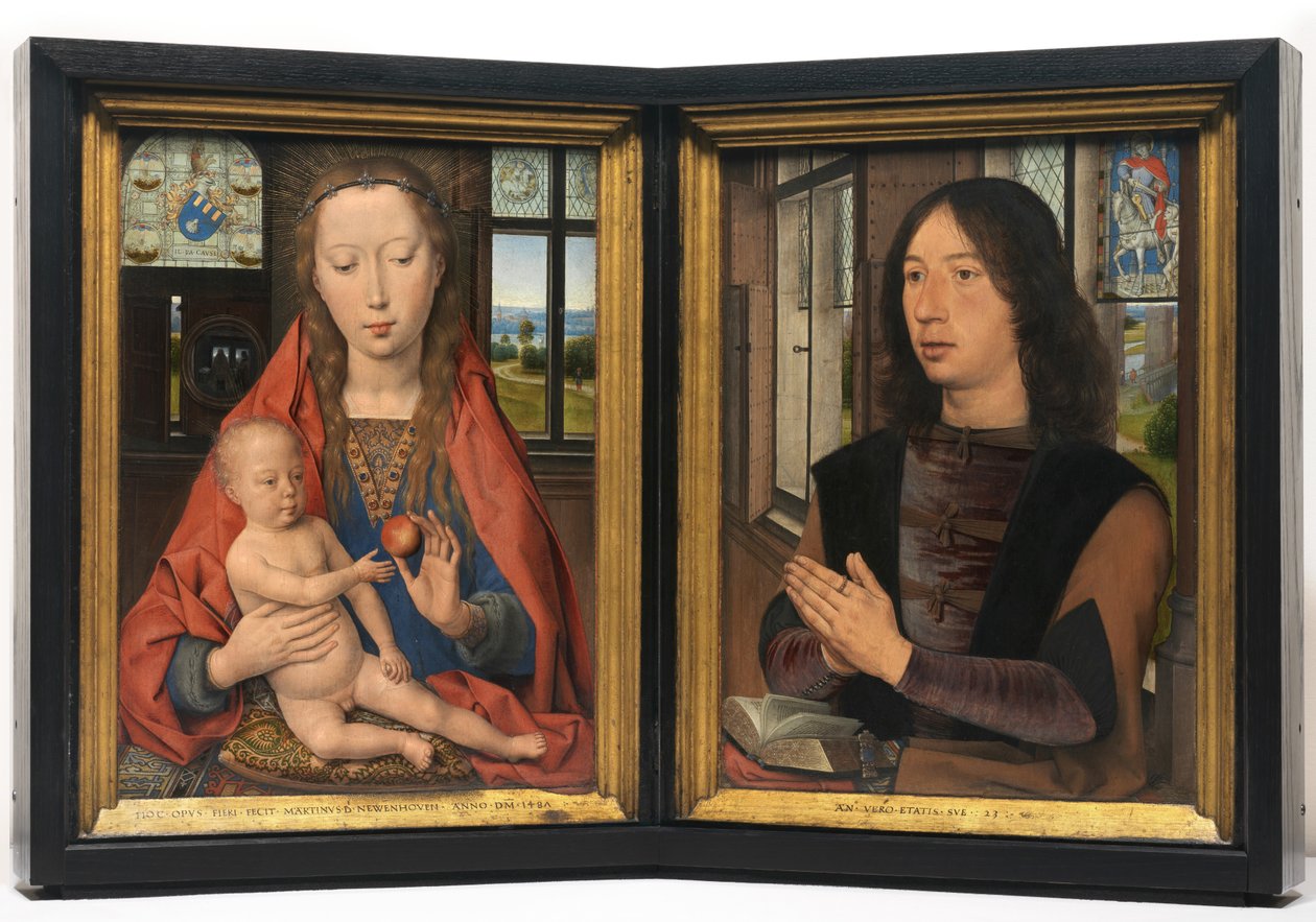 Díptico de Maarten van Nieuwenhove de Hans Memling