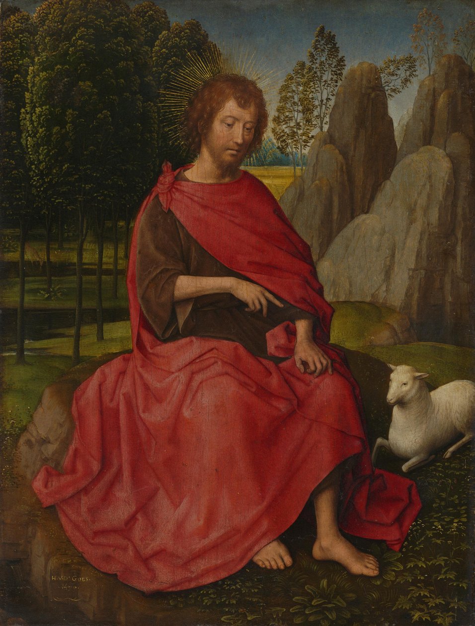 João Batista
(Verso: caveira) de Hans Memling