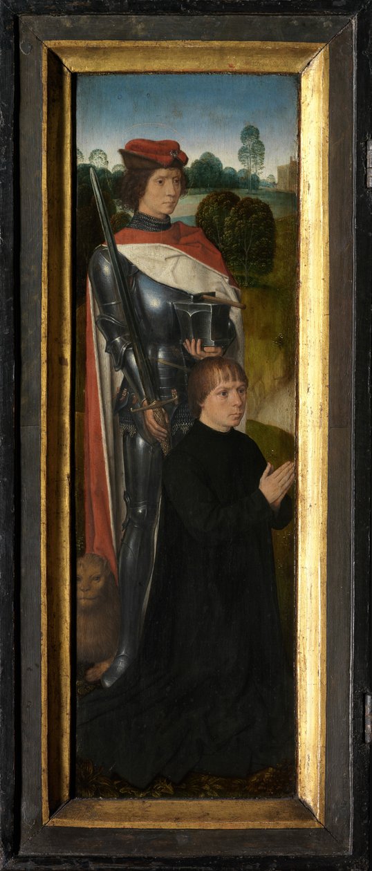 Ala esquerda do Tríptico de Adriaan Reins de Hans Memling