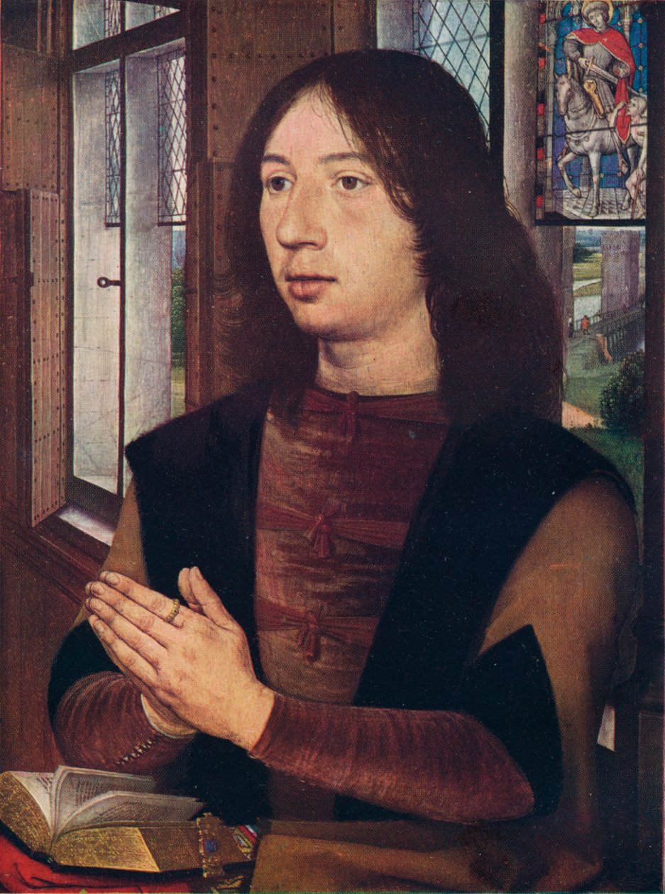 Maarten van Nieuwenhove, do Díptico de Maerten van Nieuwenhove, 1487 de Hans Memling