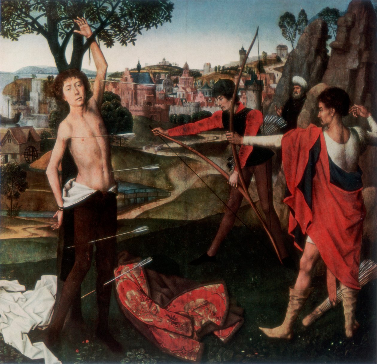 Martírio de São Sebastião, 1927. de Hans Memling