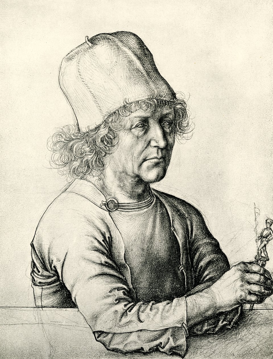 Retrato de um ourives de Hans Memling