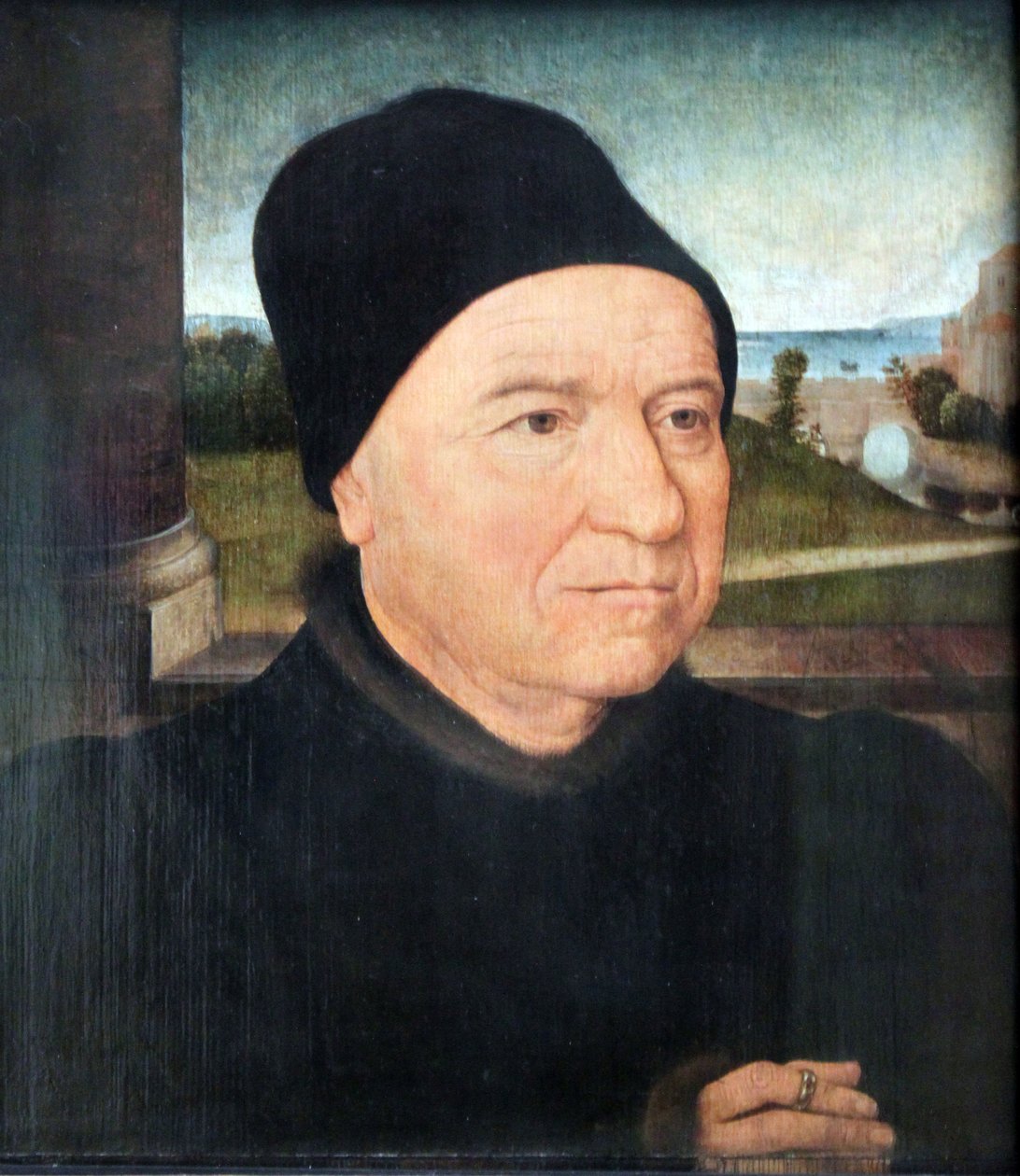 Retrato de um homem velho de Hans Memling
