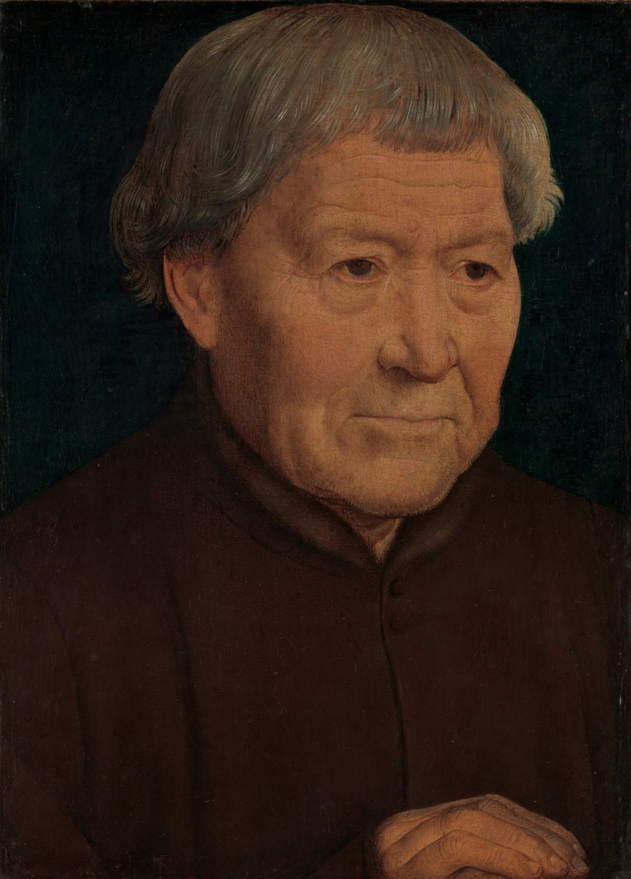 Retrato de um homem velho, c.1475 de Hans Memling
