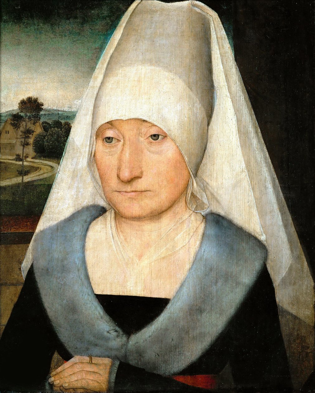 Retrato de uma velha, ca 1470-1475. de Hans Memling