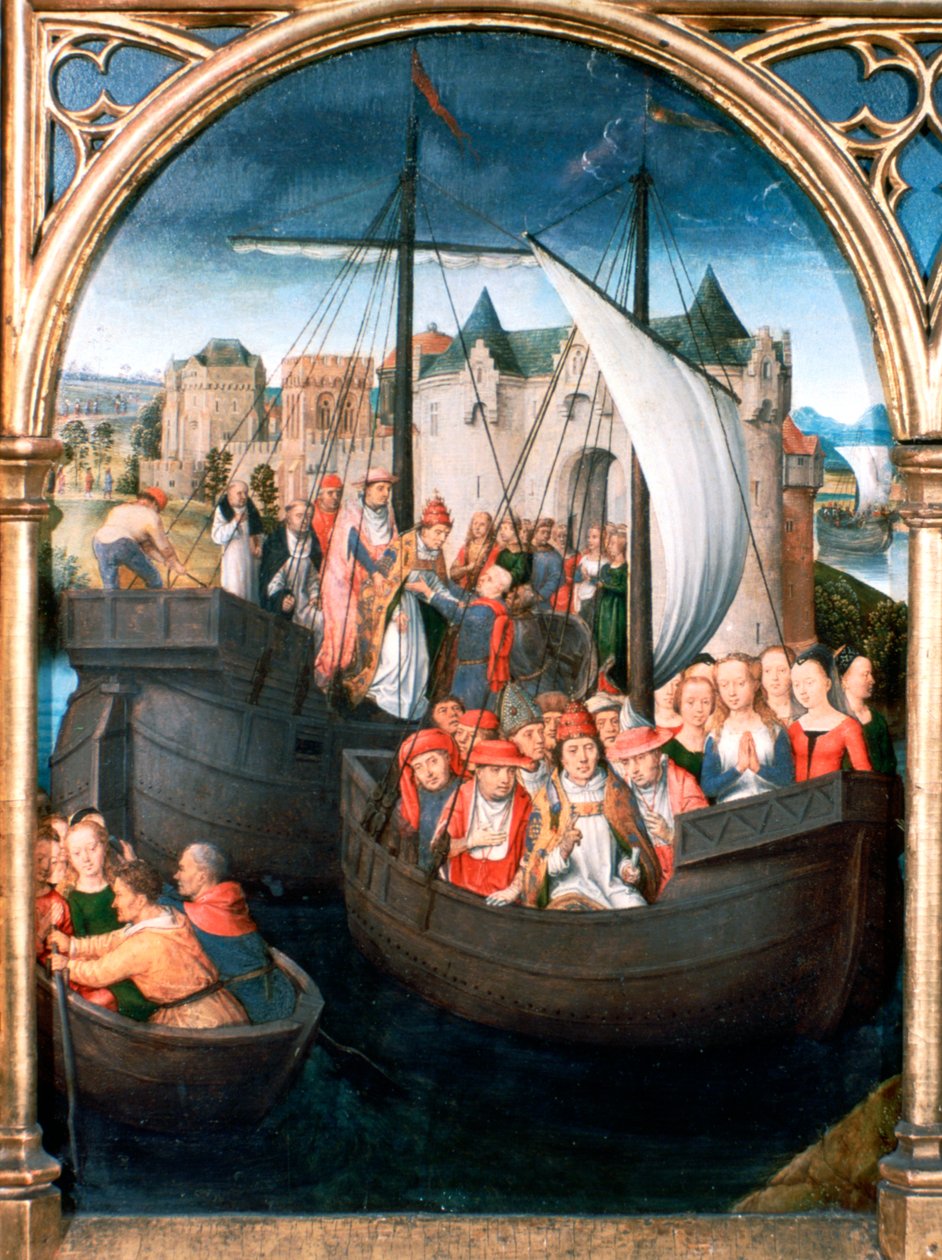 Santuário de Santa Úrsula, Partida de Basileia, 1489 de Hans Memling